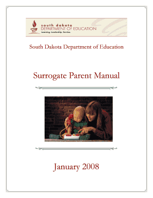 Surrogate Parent Manual January Department of Education  Form