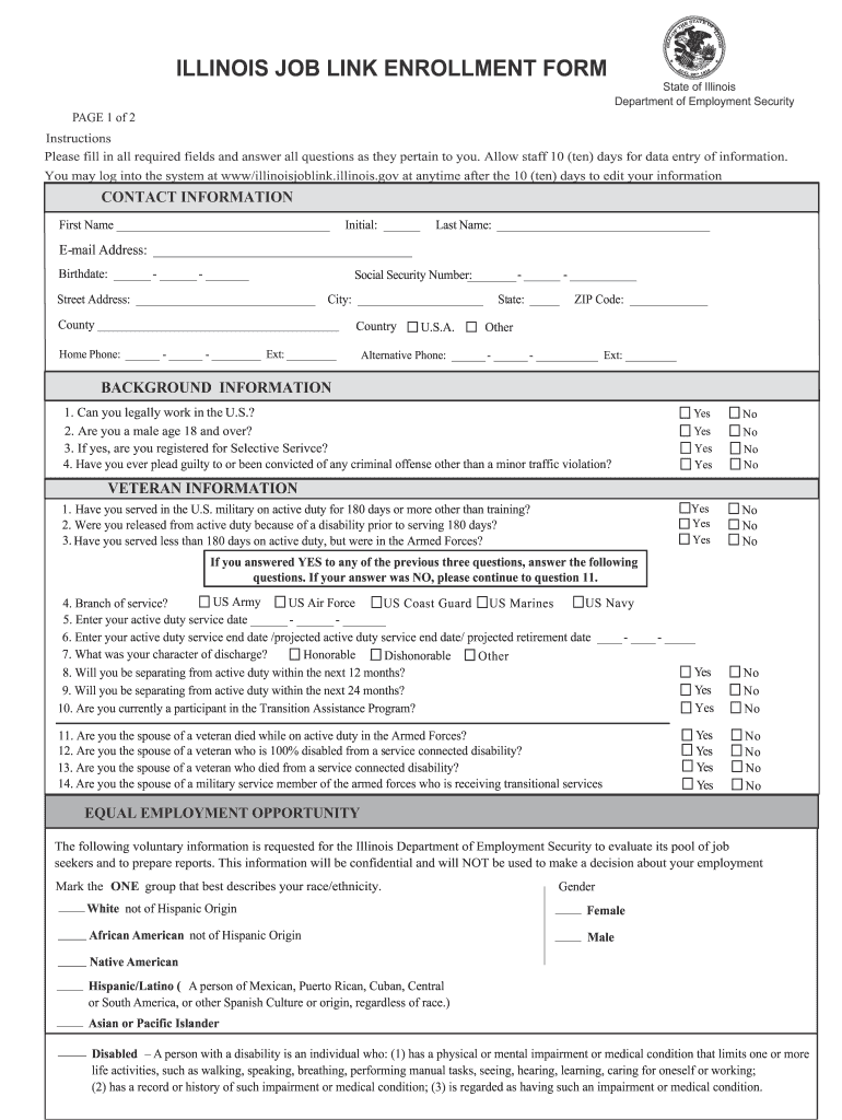 Illinoisjoblink Login  Form