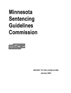 Minnesota Sentencing Guidelines Commission Minnesota State Archive Leg State Mn  Form