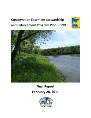 Conservation Easement Stewardship and Enforcement Program Plan Final Report Conservation Easement Stewardship  Form