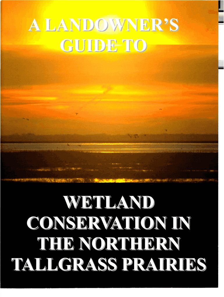 A Landowner&#039;s Guide to Wetland Conservation in the Northern  Form