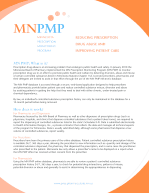 How to Register for a MN PMP Account  Form