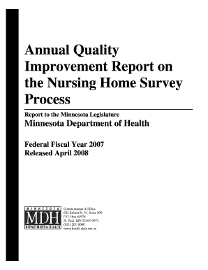 Annual Quality Health State Mn  Form