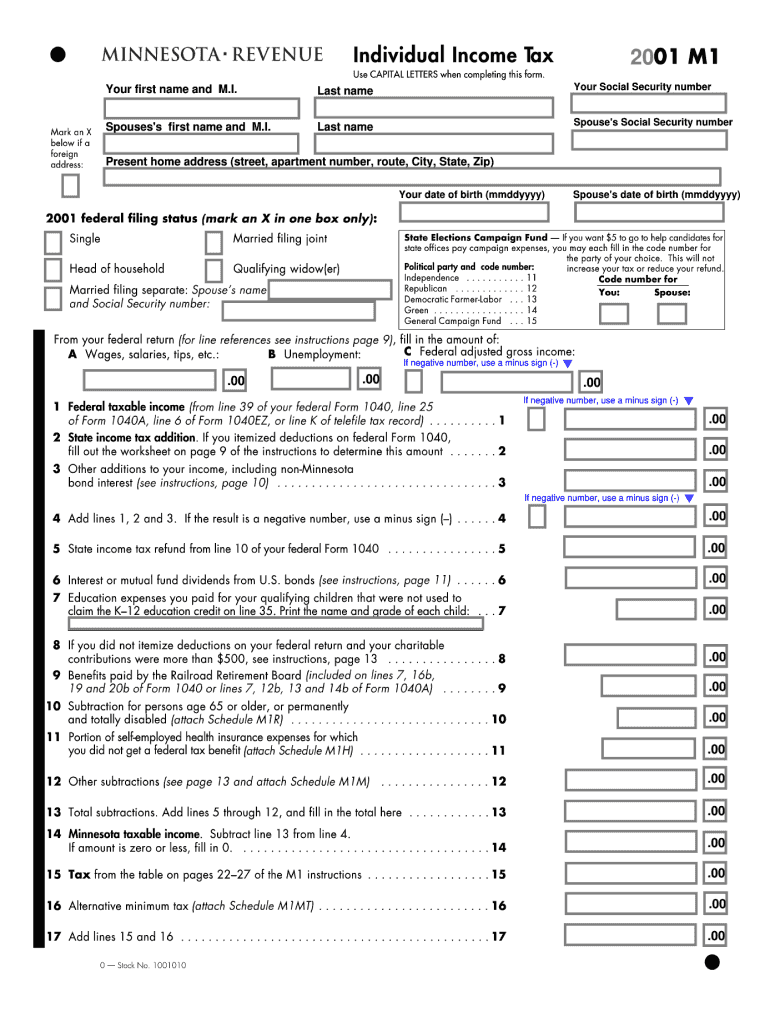 Tax Code 0t M1 Rebate