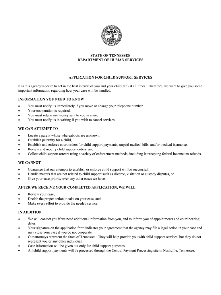  Bill of Sale Form Tennessee Child Custody Form Templates 2007