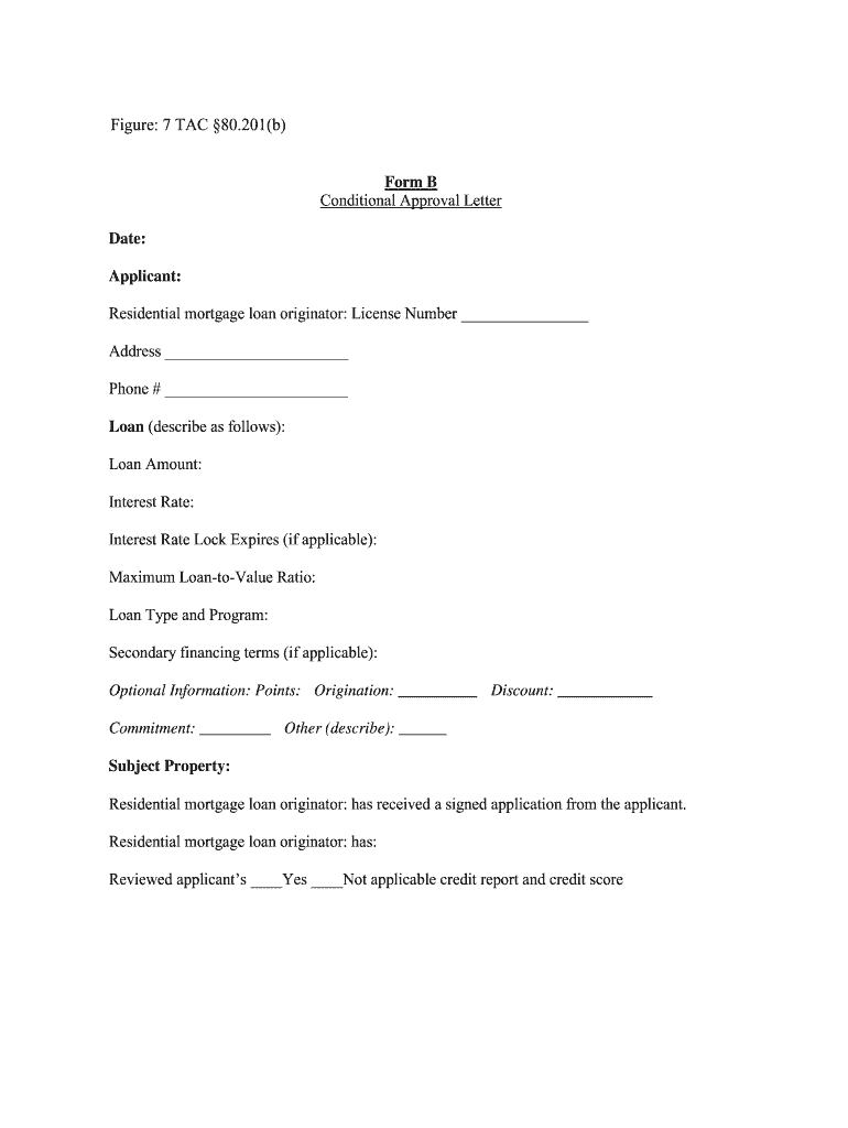 Loan Approval Letter PDF  Form