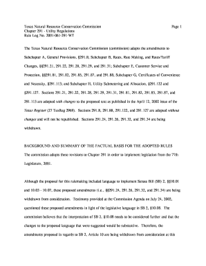 The Texas Natural Resource Conservation Commission Commission Adopts the Amendments to  Form