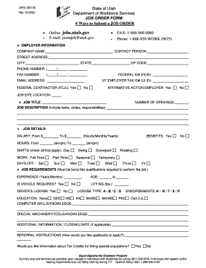 Utahgovjob Form