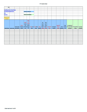 Provider Roster Template  Form