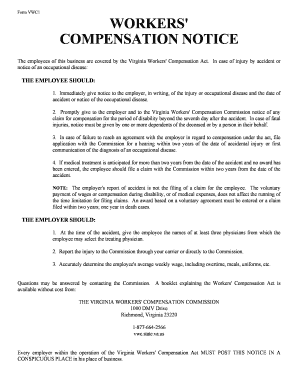 Carry Workmans Comp Form