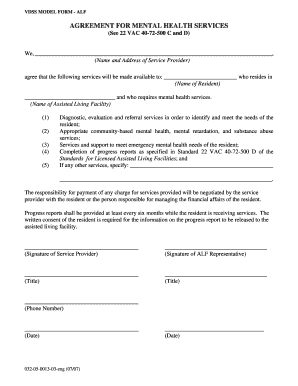 Vdss Model Form Alf