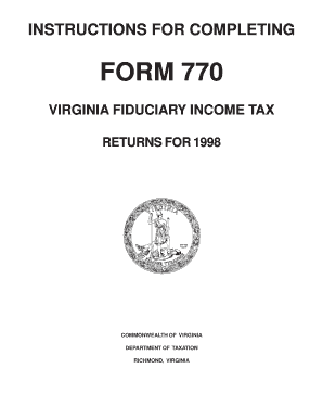 Commonwealth of Virginia Tax Forms