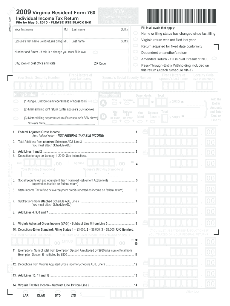  760 Form 2019