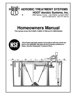 Hoot Septic System Diagram  Form