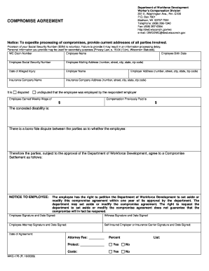  Fillable Wkc 176 Form 2009