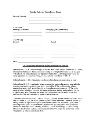 Smoke Detector Compliance Form PDF 50 36 KB Bloomington in