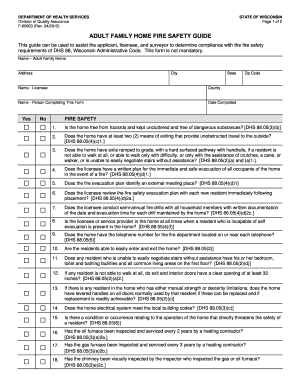  Adult Family Home Forms 2012