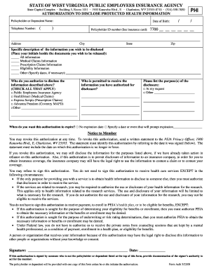 HIPAA Release Form Wv