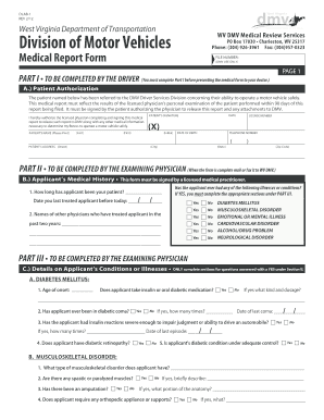 Wv Dot Physical Form