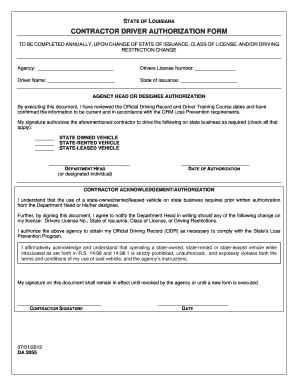 Impound Release Form Louisiana