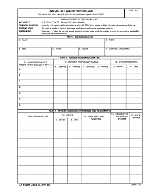 Da 7383 R  Form