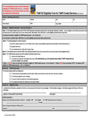 Tanf Ez Form Louisiana