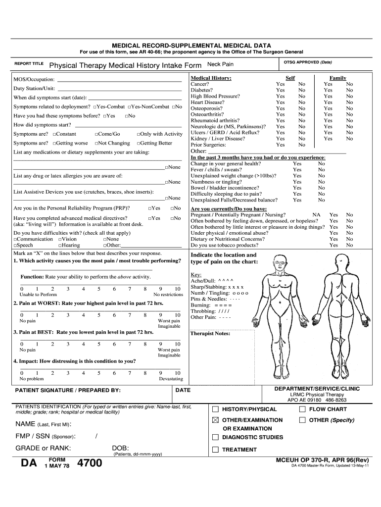 Printable Physiotherapy Assessment 2011 2024 Form Fill Out And Sign Printable Pdf Template
