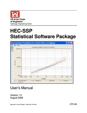 Frequency Analysis Manual Using Hec Ssp PDF  Form