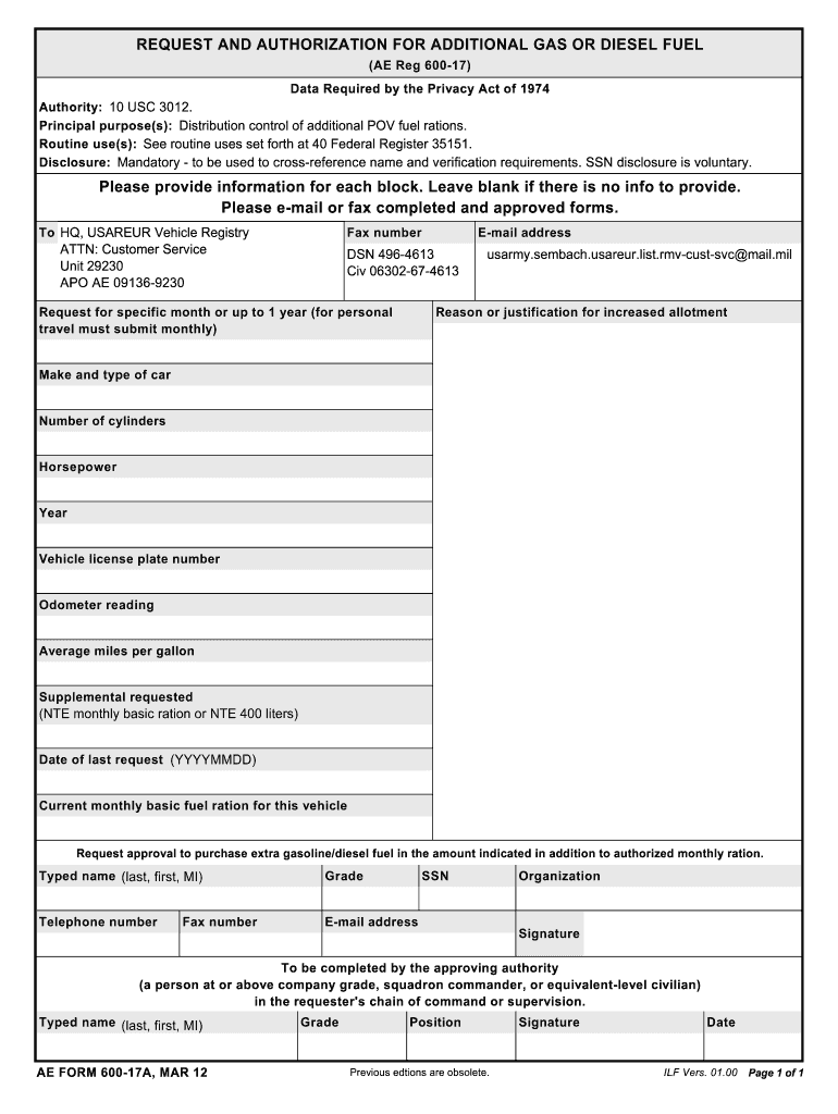  Ae Form 2012-2024