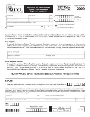 Form R 540INS Louisiana Department of Revenue Revenue Louisiana