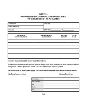 Form Cp 1a Louisiana