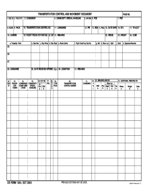 dd form 1384 1385 instructions control blank sign fillable pdffiller transportation pdf signnow fill forms 2000