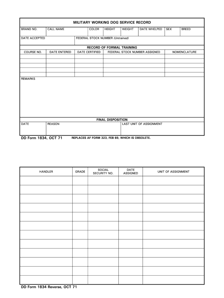 Dd Form 1834