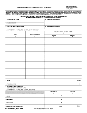 Dd Form 1861