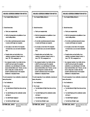 Dd 2263 PDF  Form