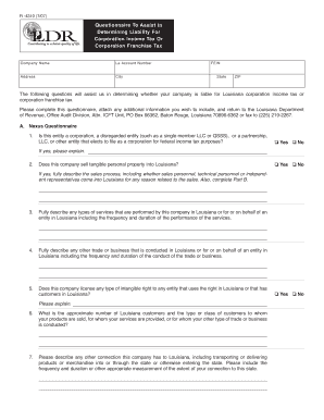 R 4310 Louisiana Department of Revenue Revenue Louisiana  Form