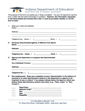 Complaint Form