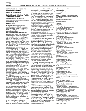 Assistance Providers Interested in Any Such Property Should Send a Written Expression of Interest to HHS, Addressed to Brian Roo  Form