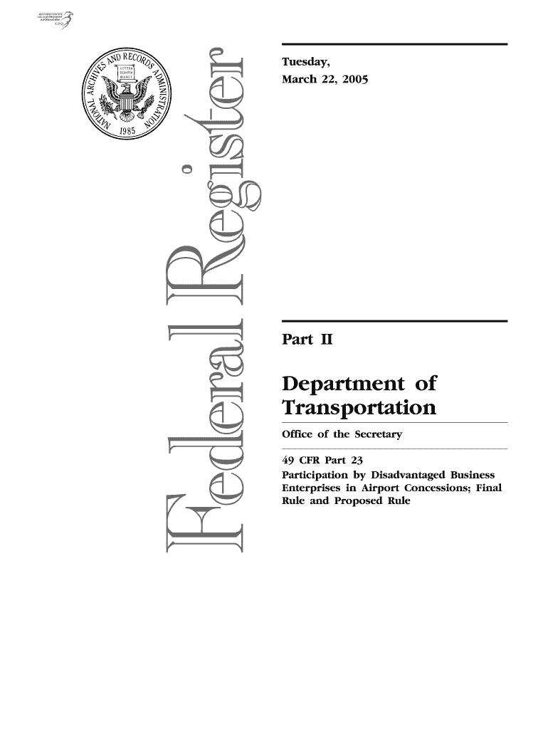 Participation by Disadvantaged Business  Form