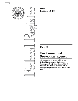 UIC Program for Carbon Dioxide U S Government Printing Office Gpo  Form