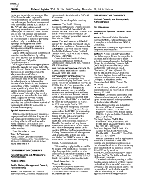 Limits and Targets for Red Snapper Gpo  Form