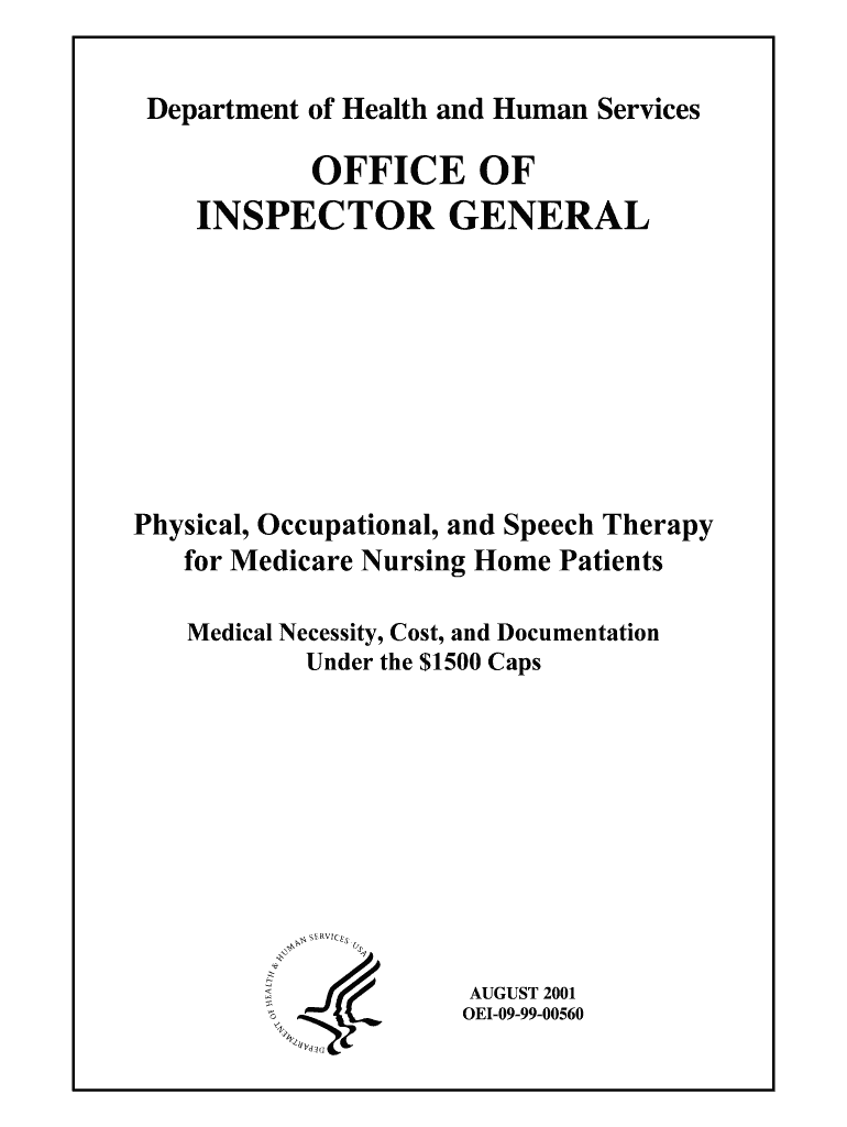 Physical, Occupational, and Speech Therapy  Form