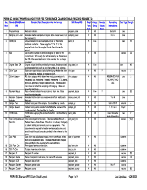 PERM SC STANDARD LAYOUT for FEE for SERVICE  Form