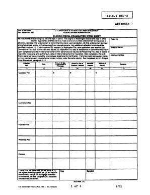 RllIIP &quot; Faa HUD  Form