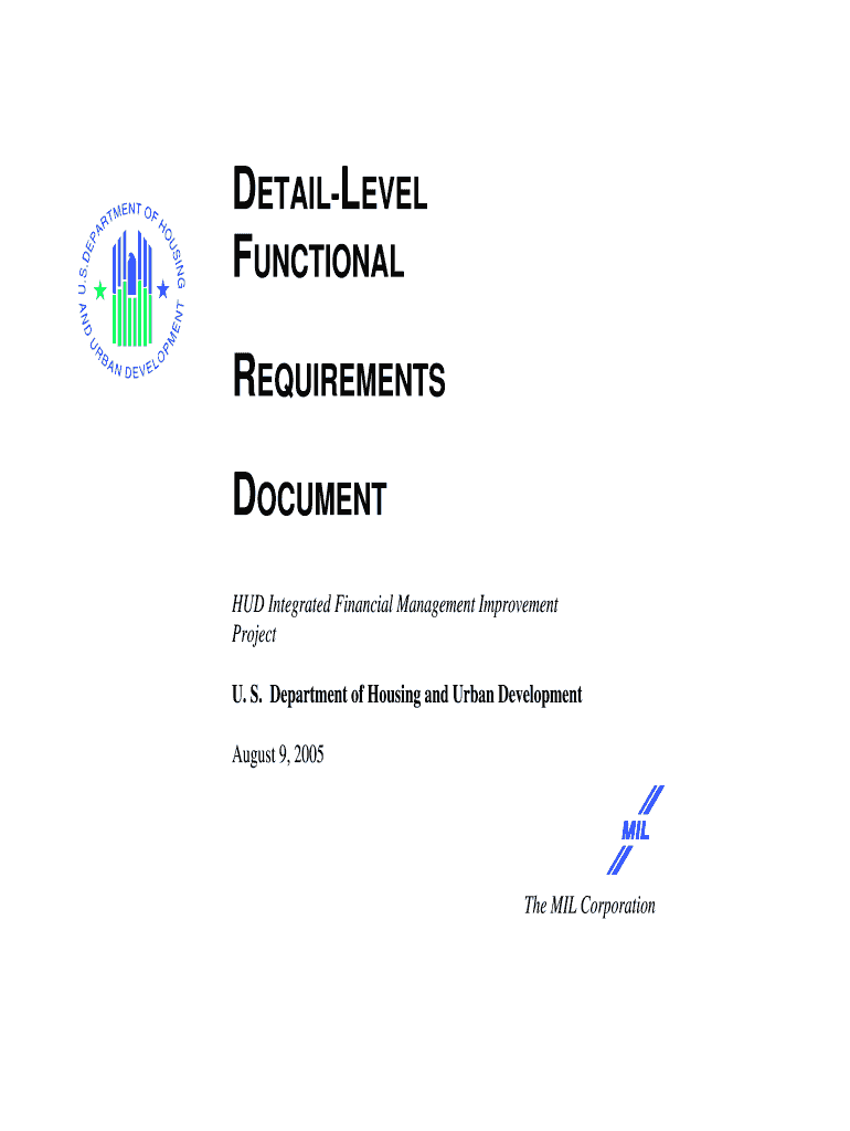 ATT 18 Functional Requirements Document Chapter 2 Part I  Form