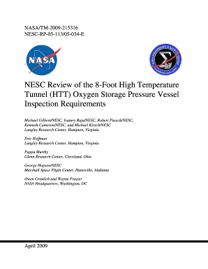 RP 05 11305 034 E8 FTHTTTechnicalConsultationReportMarch16NRBRev June 232008 DOC Ntrs Nasa  Form