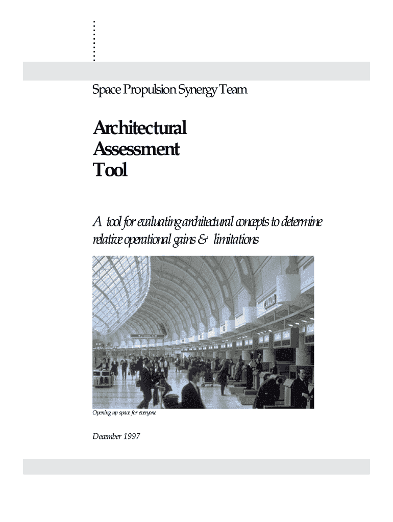 Architectural Assessment Tool Form NASA KSC Science Home Science Ksc Nasa