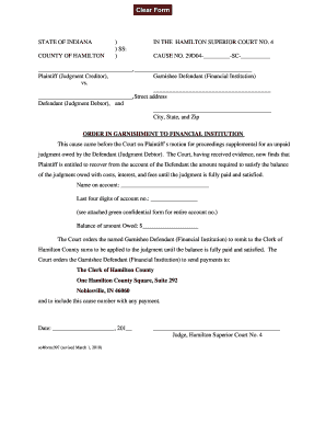 Clear Form Hamiltoncounty in