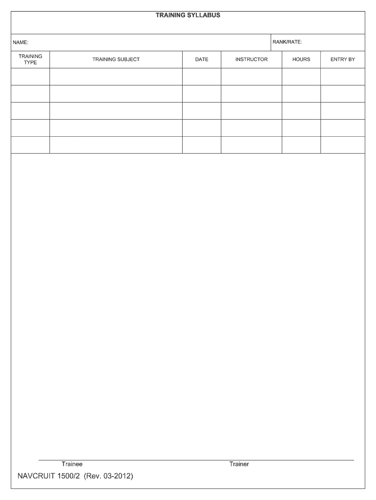 Navcruit 1500 2  Form