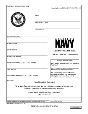 Navpers 13363 Form